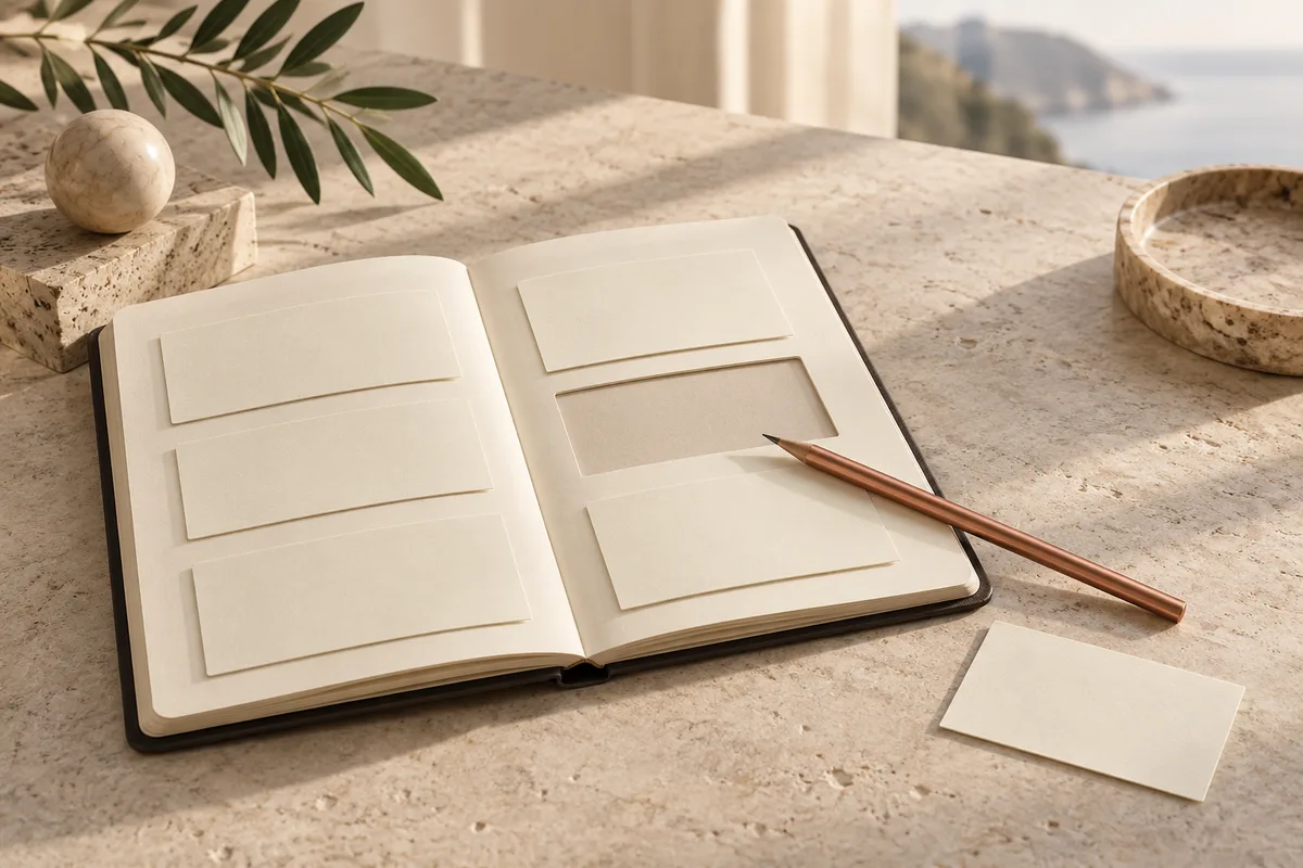 Editorial illustration of an open notebook and a missing note representing overlooked explanations